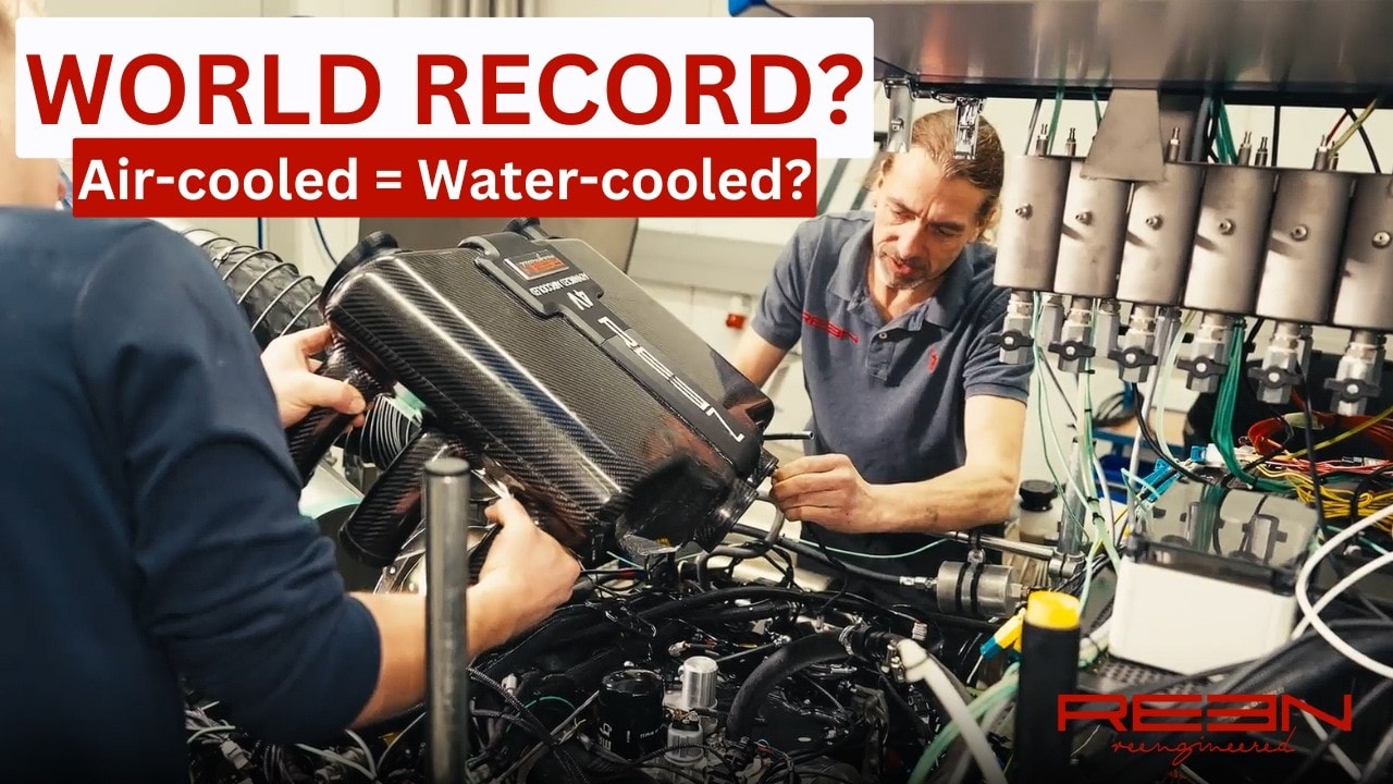 REEN engine on the dyno — first dyno run of the air-cooled 4-valve engine
